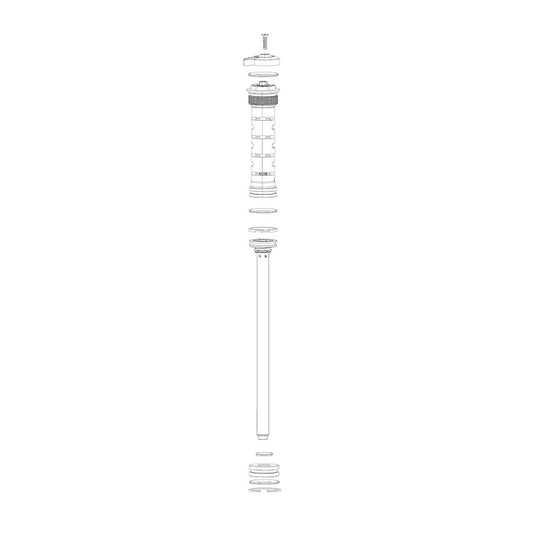 Damper Compression RockShox RockShox Fork Damper Assembly - MOCO 35G RL Crown A1 (2020+) Light Gray