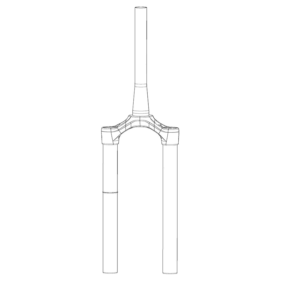 Fork Uppers RockShox RockShox CSU for 35 27B 44 GLB 11.4018.090.008 Dark Gray