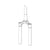 Crown/Steerer/Uppertube Assembly RockShox RockShox CSU SID Ultimate 110-120 mm DebonAir 2020+ 29"/27.5+ 51mm Offset Boost 15x110mm Tapered Steerer Diffusion BLK Slate Gray