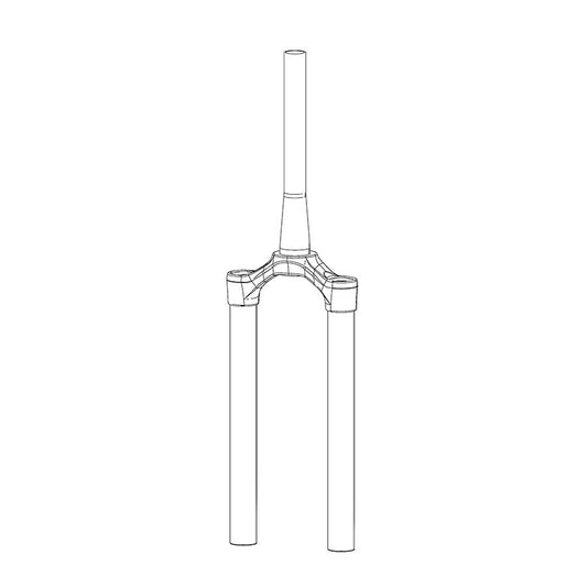 Fork Service Kits RockShox RockShox Alloy Tapered CSU ZEB (A1+) DebonAir 44OS Black Light Gray
