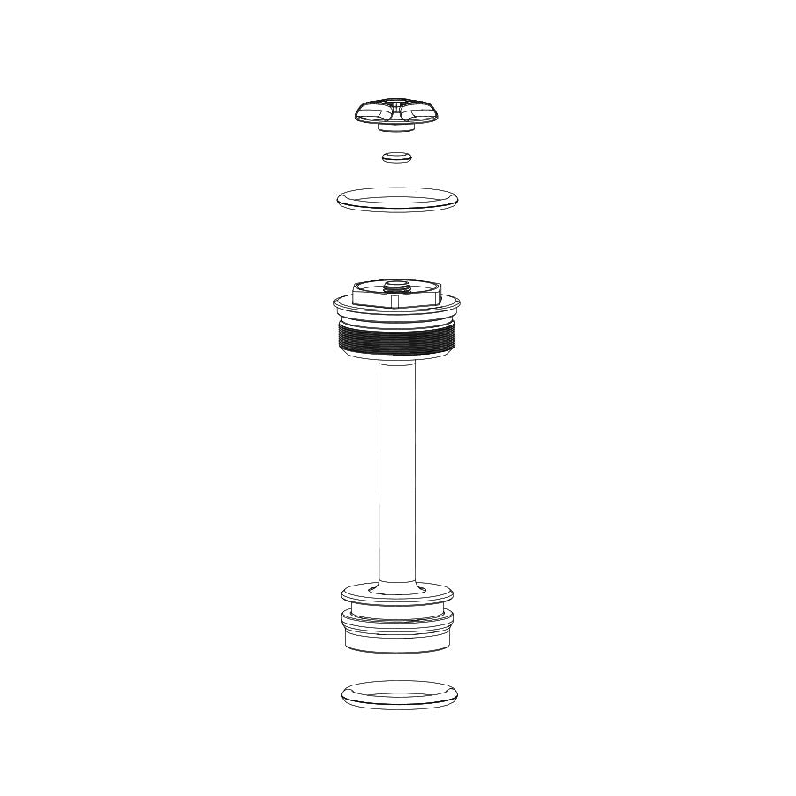 Headset Top Caps RockShox RockShox Solo Air Top Cap - 35mm Pike DJ (2017+) Lavender