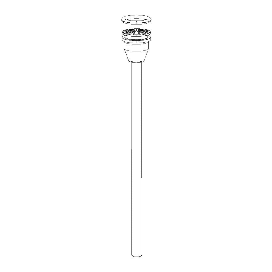 Air Springs & Parts RockShox RockShox Reba / SIDB Air Shaft Solo Air 90mm Travel 27.5" / 29" A3 Black
