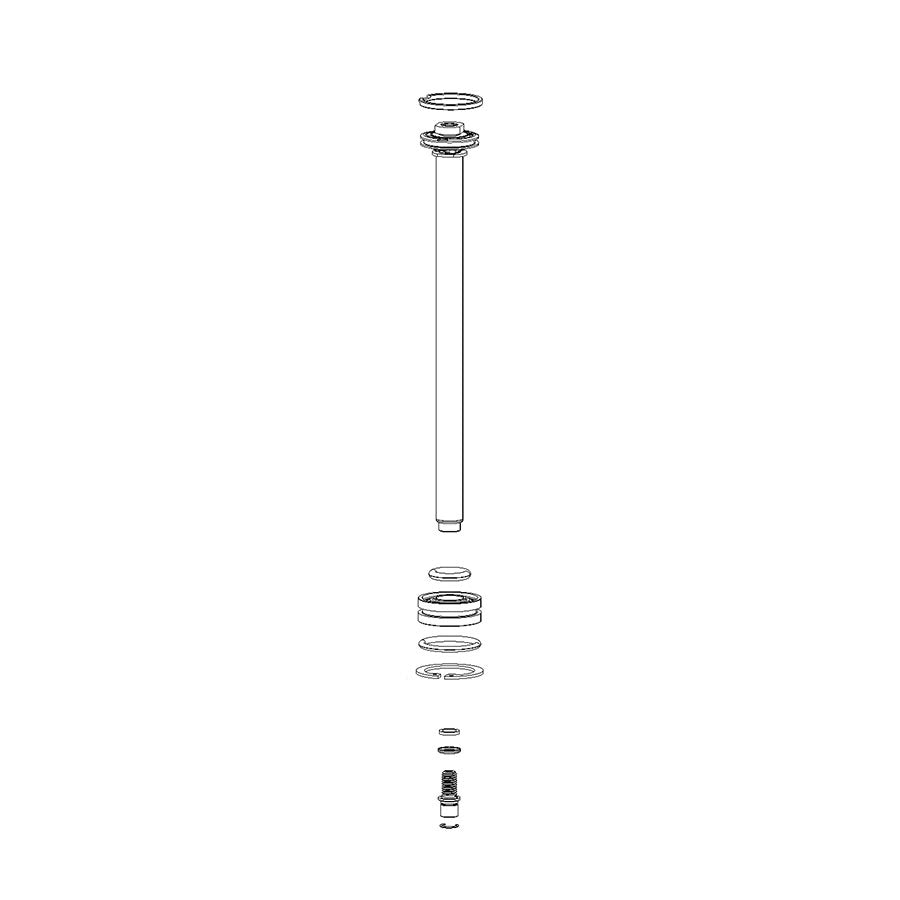 Fork Service Kits RockShox RockShox Rebound Damper+Seal Head 14+ Revela 26/27.5/29 Light Gray