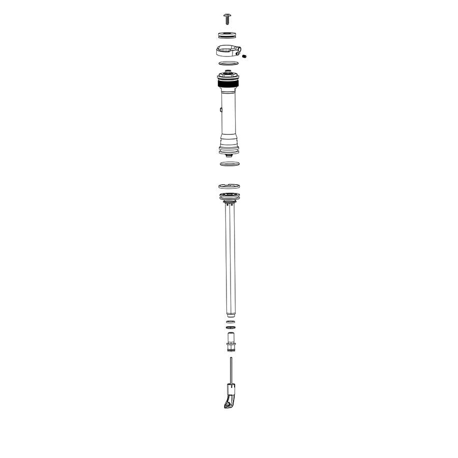 Compression Damper Kits RockShox RockShox Damper for 32 Steel Remote 11.4018.104.001 Gray