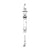 Damper Compression RockShox RockShox Compression Damper - Crown Turnkey Judy Silver A1+ / 30 Silver A3+ Dark Slate Gray