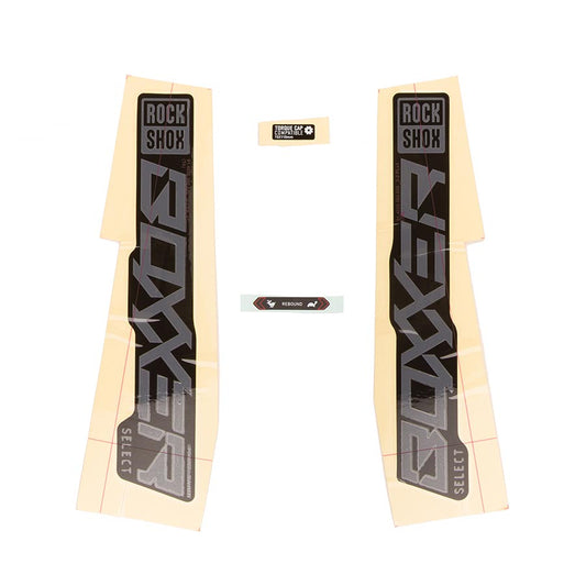 Fork Decals RockShox RockShox Decal Kit for Boxxer SEL Grey/Black 11.4018.105.002 Black