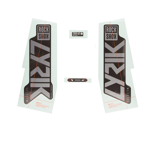 Fork Decals RockShox RockShox Decal Kit for Lyrik SEL+ GPLR/DFB 11.4018.105.013 Dark Slate Gray