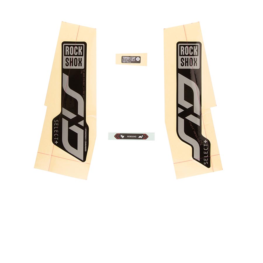 Fork Decals RockShox RockShox Decal Kit for SID 120 SEL+ MPLR/BLK 11.4018.105.020 Black
