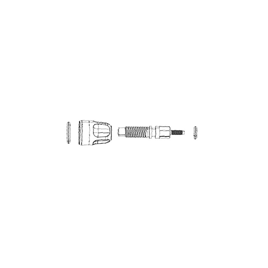 Fork Remote Kits RockShox RockShox XLoc Sprint/Full Sprint Suspension Remote Floodgate Adjuster Assembly Gold 2014-2016 Light Gray