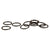 Dropper Post Parts RockShox RockShox Reverb/Reverb Stealth A2/B1 Bulk O-Ring External Inner Sealhead 10 Pack Dark Slate Gray