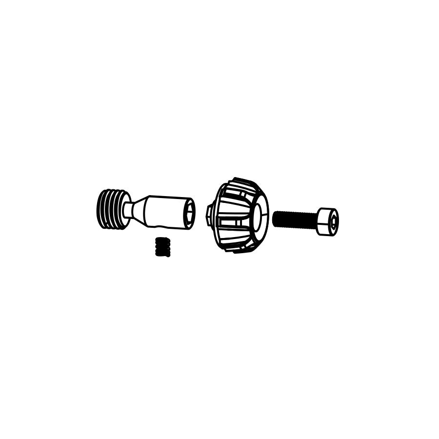 Shock Misc Service Parts RockShox RockShox Rebound Knob Kit for Vivid 11.4118.028.001 Black