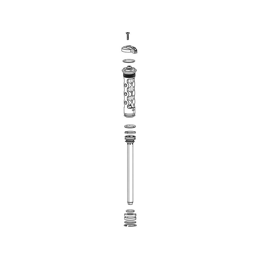 Compression Damper Kits RockShox RockShox Damper for 30 Gold/Judy Gold Crown RL  26 - 30 Gold A1+ /Judy Gold A3+ (Non-Boost) 11.4018.104.030 Light Gray