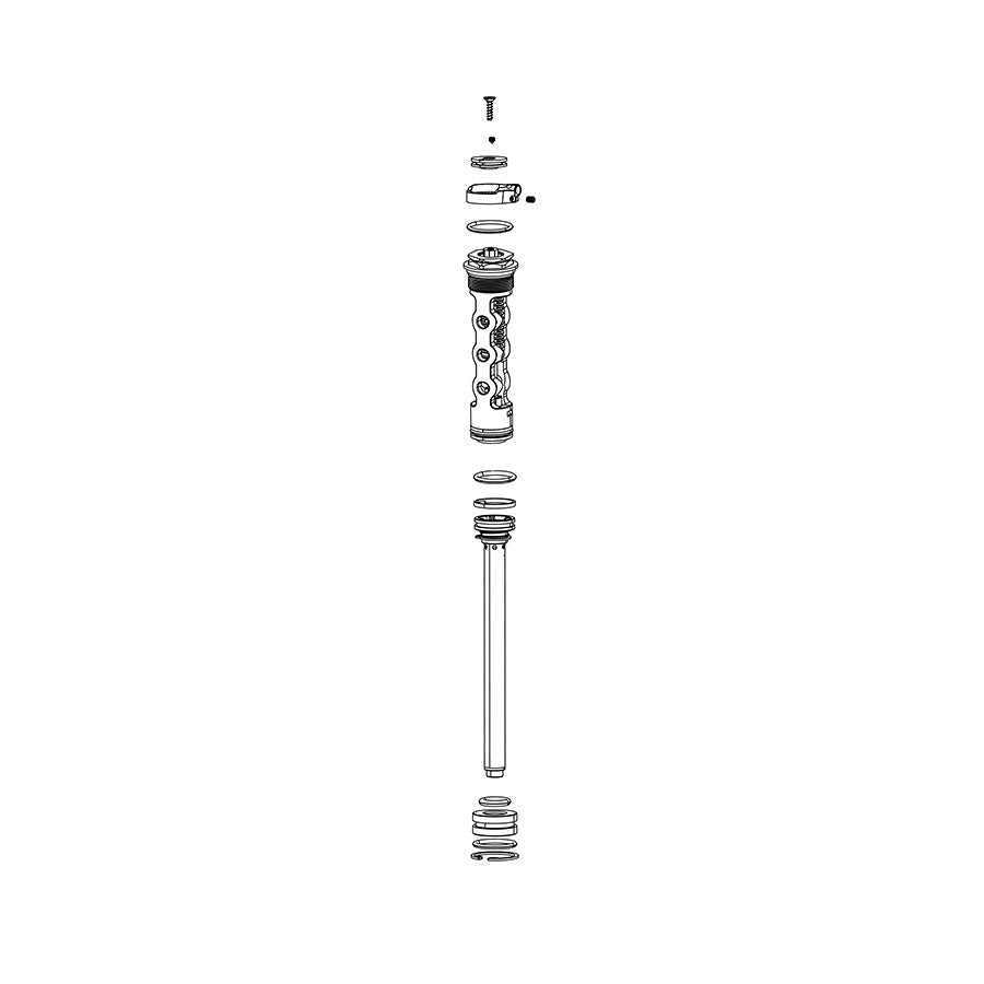 Compression Damper Kits RockShox RockShox Damper for 30 Gold/Judy Gold Remote 10mm 27.5/29 (2013+ PushLoc OneLoc Twistloc) RL - 30 Gold A1+/Judy Gold A3+ (Boost) 11.4018.104.032 Dark Slate Gray