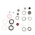 Service Kit RockShox RockShox Fork Service Kit - 200 Hour/1 Year Pike Flight Attendant C1+ 2023+ Dark Slate Gray