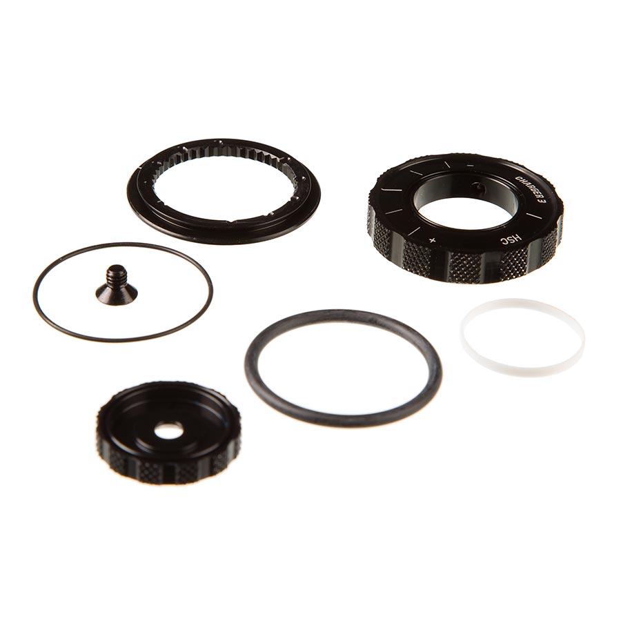 Adjuster Knob & External Hardware RockShox RockShox Compression Damper Knob Kit - Crown Charger 3 RC2  ZEB Select+/Ultimate A2+ 2023+ Antique White