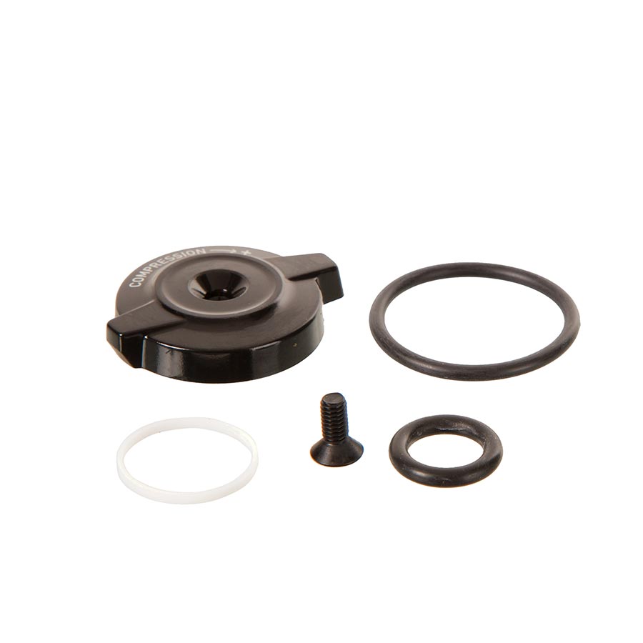 Adjuster Knob & External Hardware RockShox RockShox Compression Damper Knob Kit - Crown Lyrik Base D1+/Pike Base C1+ 2023+ Dark Slate Gray