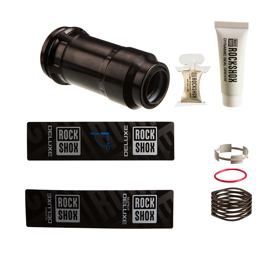 Rear Shock Parts & Service Kits RockShox RockShox Rear Shock Air Can Assembly - Progressive 47.5-55mm Super Deluxe C1/Deluxe C1 2022+ Light Gray