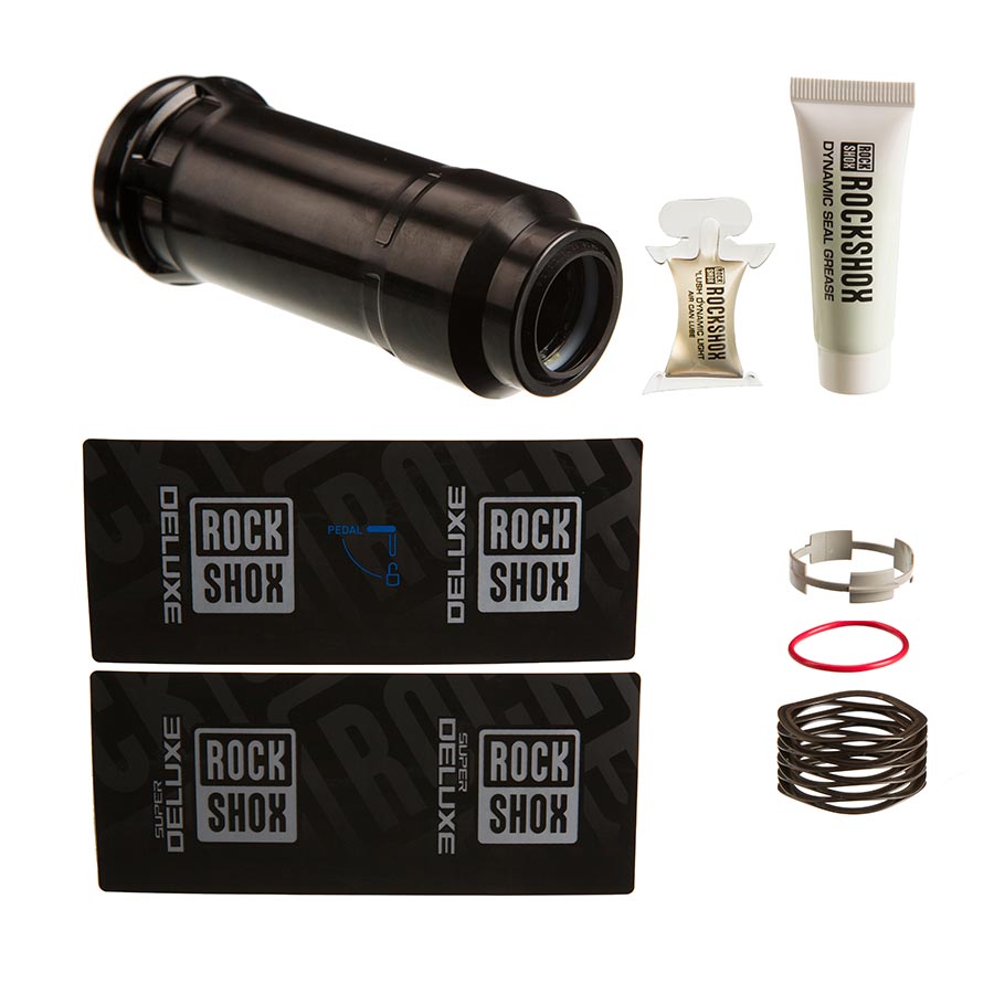 Rear Shock Parts & Service Kits RockShox RockShox Rear Shock Air Can Assembly - Progressive 67.5-75mm Super Deluxe C1/Deluxe C1 2022+ Black