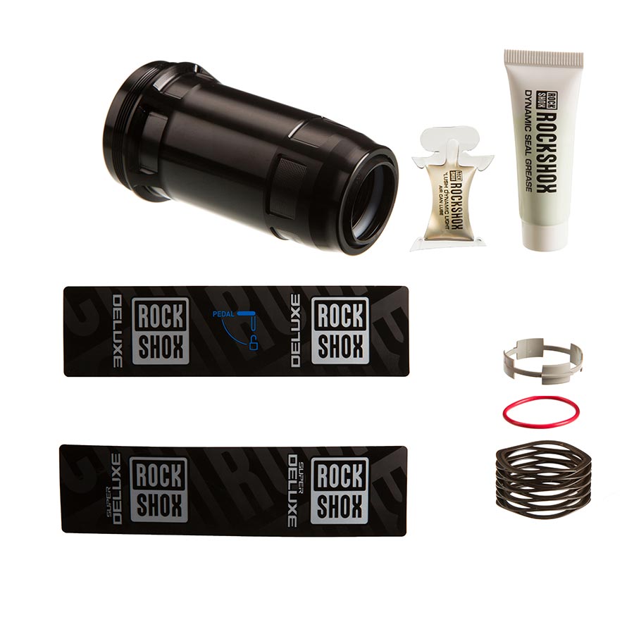 Rear Shock Parts & Service Kits RockShox RockShox Rear Shock Air Can Assembly - Linear 37.5-45mm Super Deluxe C1/Deluxe C1 2022+ Gray