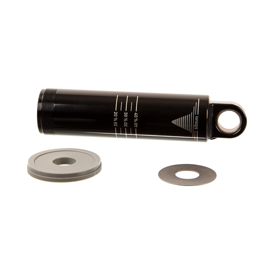Rear Shock Parts & Service Kits RockShox RockShox Rear Shock Damper Body - Standard Eyelet 60mm w/ Hydraulic Bottom Out 5mm Travel Spacer Super Deluxe C1+ 2023+ Gray