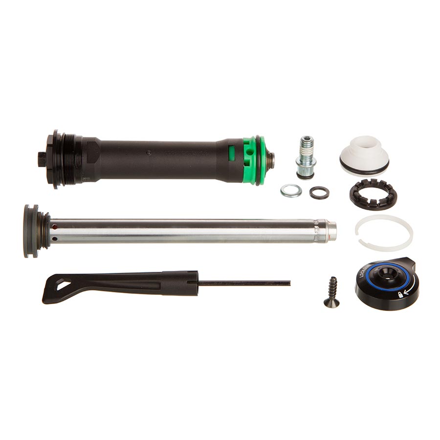 Damper Compression RockShox RockShox Fork Damper Assembly - 26" Crown Turnkey Thread Pitch 0.8mm Judy Silver A1+/ 30 Silver A3+ 2018+ Dark Slate Gray