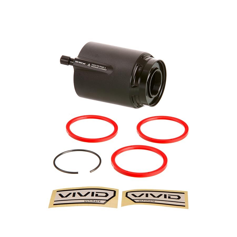 Shock Air Cans RockShox RockShox Air Can for Vivid C1 165/190x37.5-45mm Dark Salmon