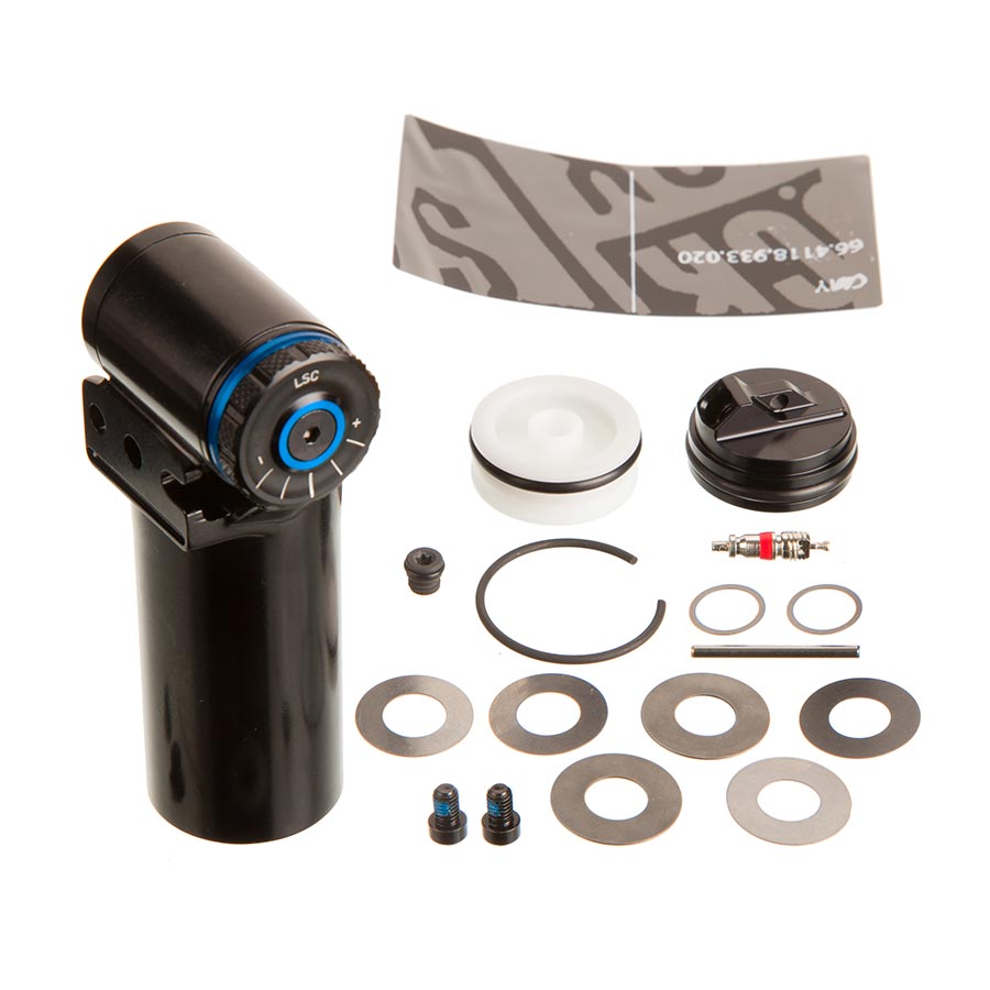 Shock Reservoir Parts RockShox RockShox SDLX Reservoir Assembly Dim Gray
