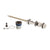 Fork Service Kits RockShox RockShox DebonAir Air Spring Assembly 140mm 27/29 Psylo Gold Gray