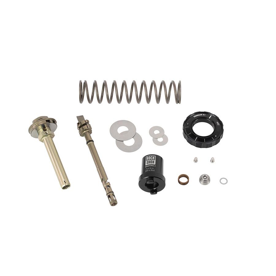 Damper Compression RockShox RockShox Charger 3.1 RC2 Damper Piston Upgrade Kit - Fits Boxxer D1+ 2024+ ZEB A1 + 2021+ / Lyrik D1+ 2023+ / Pike C1+ 2023+ Dark Gray