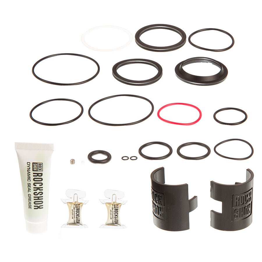 Rear Shock Spring RockShox RockShox Full Service Kit 200 Hour/1 Year Vivid GenC V2 Light Gray