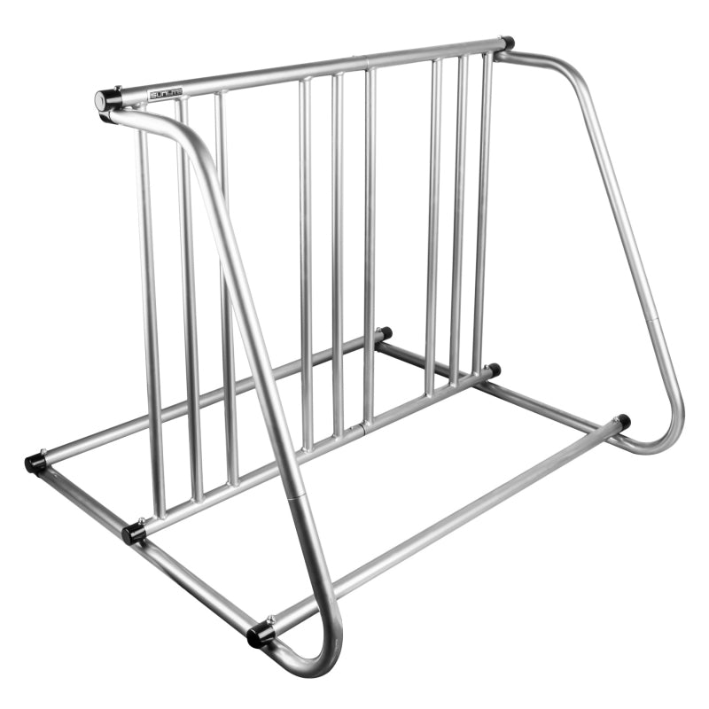 Storage Sunlite Sunlite 6-Bike Parking Rack  36` Silver 6 Bike Gray