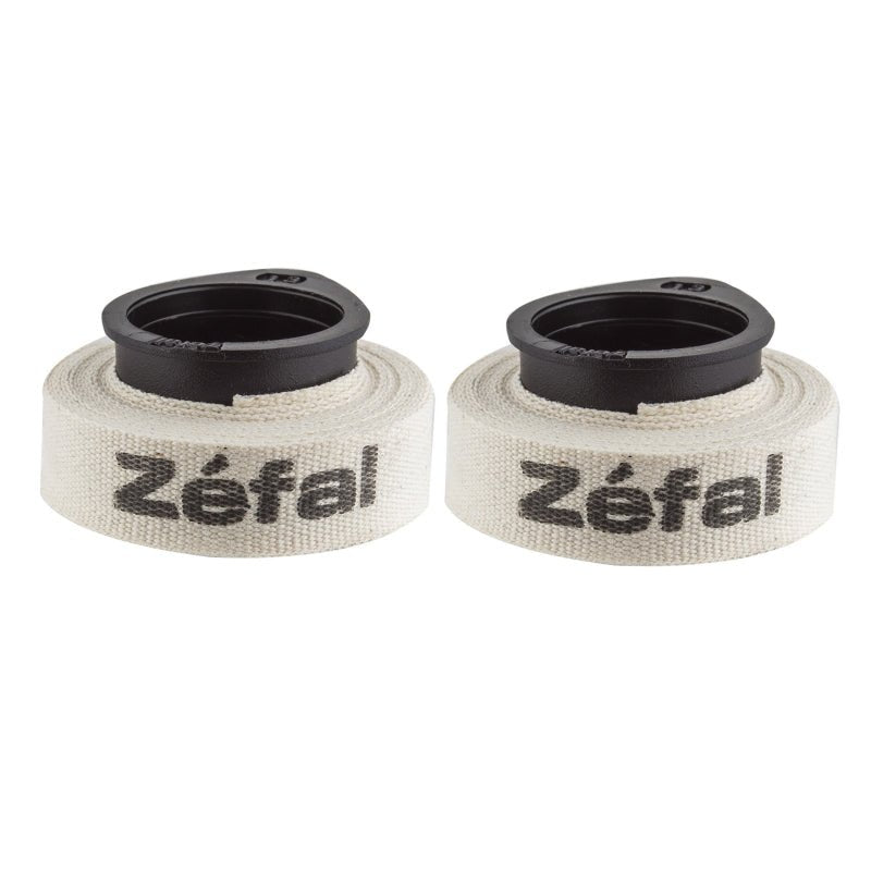 Rim Accessories Zefal Zefal Cotton Rim Tape Universal 13mm White Zefal Pair Cloth Gray