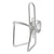 Hydration Sunlite Sunlite Handlebar Mount Cage Standard Alloy Silver 6mm Handlebar Gray