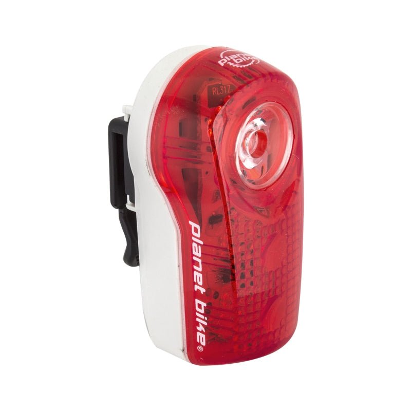 Lights Planet Bike Planet Bike LED Superflash Taillight: Red/White Maroon