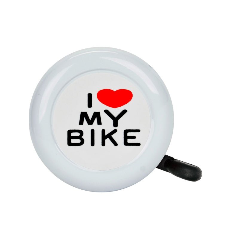 Bells & horns Sunlite Sunlite I Love My Bike Bell Lever White Light Gray