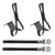 Pedals Sunlite Sunlite Racing Toe Clips Large Black Dark Slate Gray