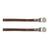 Pedals Sunlite Sunlite Leather Toe Straps 420mm Brown Dark Olive Green