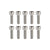 Hardware Sunlite Sunlite Stainless Steel Socket Cap Bolts M5 x 16 M5x.80mm TP Bag of 10 Dark Gray