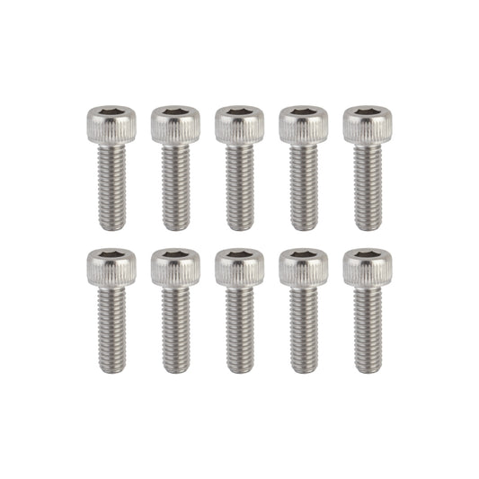 Sunlite Stainless Steel Socket Cap Bolts M5 x 16 M5x.80mm TP Bag of 10