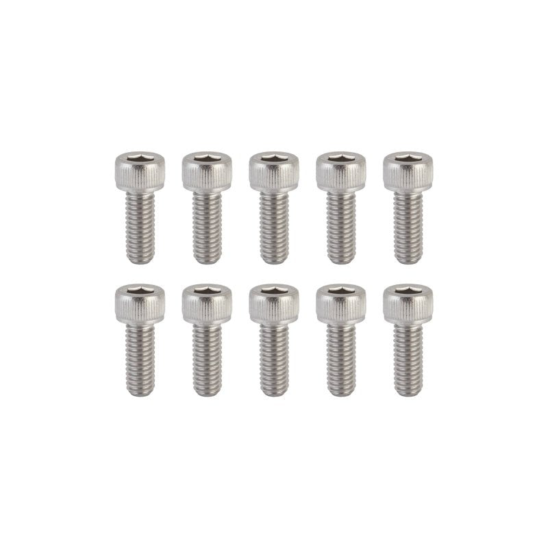 Hardware Sunlite Sunlite Stainless Steel Socket Cap Bolts M6 x 16 M6x1mm TP Bag of 10 Dark Gray