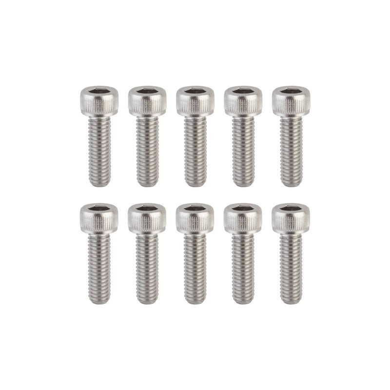Hardware Sunlite Sunlite Stainless Steel Socket Cap Bolts M6 x 20 M6x1mm TP Bag of 10 Gray