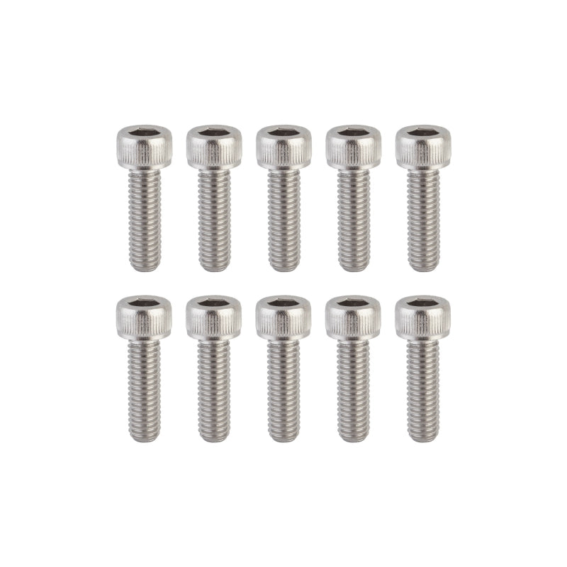 Sunlite Stainless Steel Socket Cap Bolts M6 x 20 M6x1mm TP Bag of 10