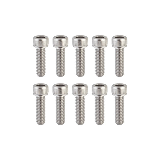 Sunlite Stainless Steel Socket Cap Bolts M6 x 20 M6x1mm TP Bag of 10