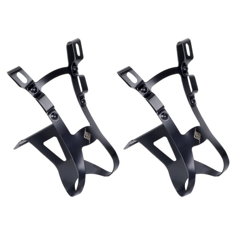 Pedals Origin8 Origin8 Double Barrel Toe Clips Large (70mm Depth) Black Steel Dark Slate Gray