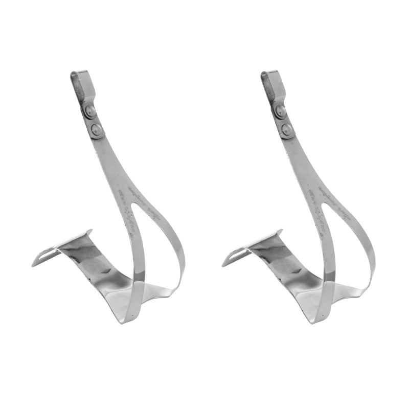 Pedals Zefal Zefal Classic Steel Toe Clips L/XL Gray
