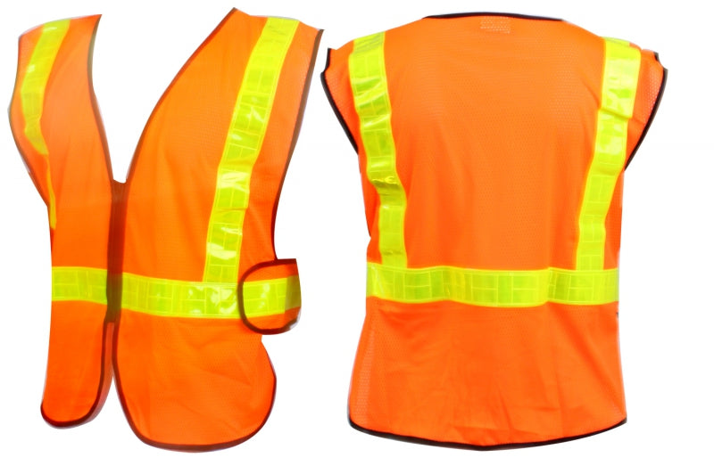 Sunlite Safety Vest Deluxe Model One Size Unisex Orange Yes