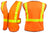 Apparel Sunlite Sunlite Safety Vest Deluxe Model One Size Unisex Orange Yes Dark Orange