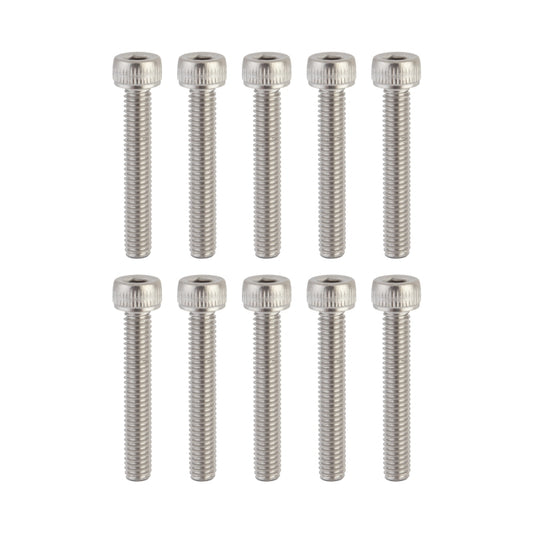 Sunlite Stainless Steel Socket Cap Bolts M4 x 25 M4x.75mm TP Bag of 10