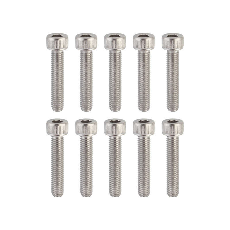 Sunlite Stainless Steel Socket Cap Bolts M5 x 25 M5x.80mm TP Bag of 10