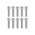 Hardware Sunlite Sunlite Stainless Steel Socket Cap Bolts M6 x 25 M6x1mm TP Bag of 10 Gray